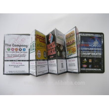 factory made directly cheap mini pocket advertising book with magnetic closure